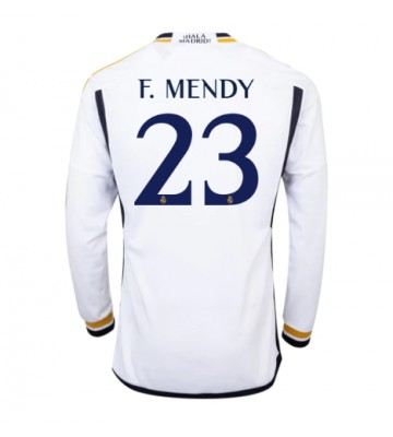 Real Madrid Ferland Mendy #23 Replika Hjemmebanetrøje 2023-24 Langærmet